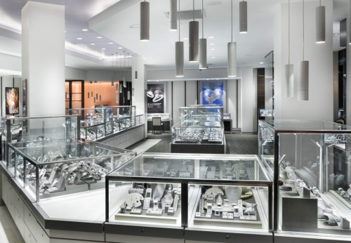 Modern Jewelry shop decoration retail interior design