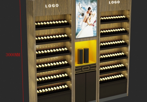 Brand New Display Showcase for Wine Store Interior Decoration