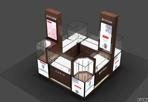 Retail Customized Watch Kiosk for Shopping Mall 