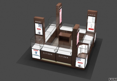 Retail Customized Watch Kiosk for Shopping Mall 