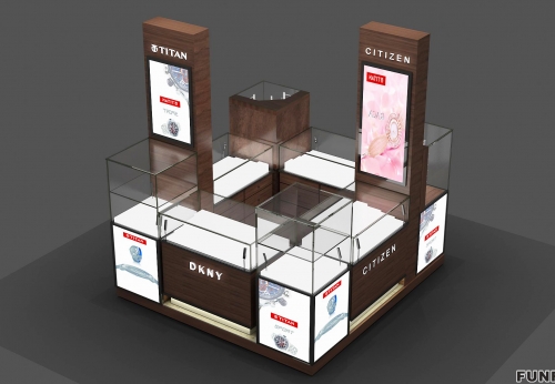 Retail Customized Watch Kiosk for Shopping Mall 