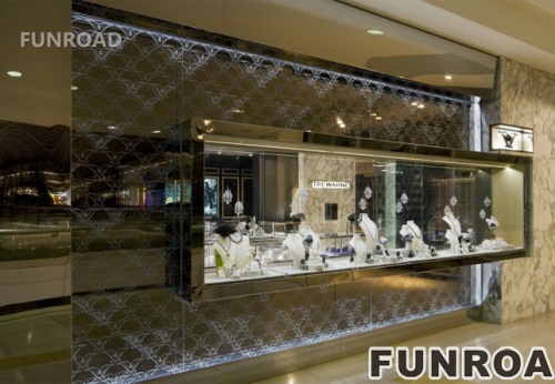 modern jewelry displays for shop interior design