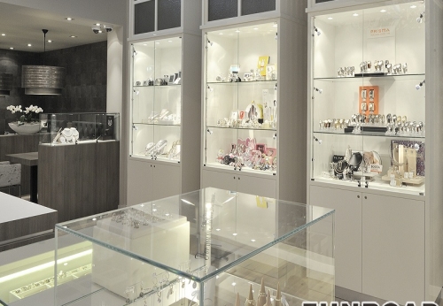 Customized Quality Jewelry Display Showcase for Brand Store Design