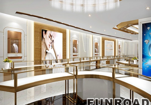 Customized Jewelry Display Showcase for Brand Shop Furniture