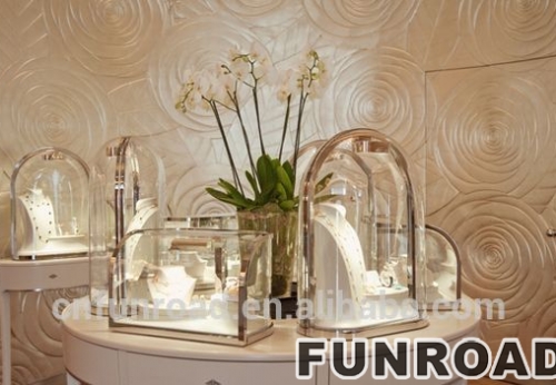 Jewellery retail store showroom furniture design with jewellery showcase