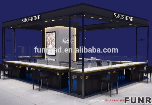 Factory directly sale shopping mall jewelry kiosk showcase
