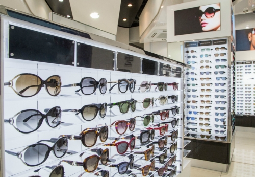 Fashion Wooden Optical Display Showcase for Sunglass Store Display