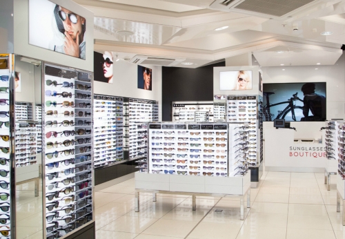 Fashion Wooden Optical Display Showcase for Sunglass Store Display