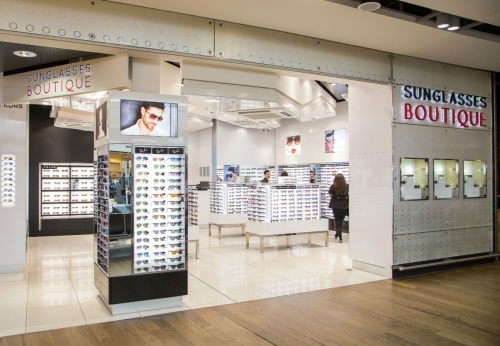 Fashion Wooden Optical Display Showcase for Sunglass Store Display