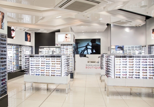 Fashion Wooden Optical Display Showcase for Sunglass Store Display