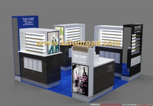 American Sunglass Display Showcase for Shopping Mall Design