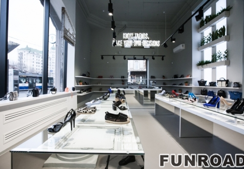 High Quality Shoes Display Showcase for Brand Shoes Store Decor