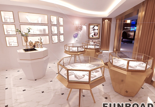 Retail Jewelry Display Showcase for Brand Store Furniture