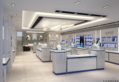 Interior design for jewellery showroom