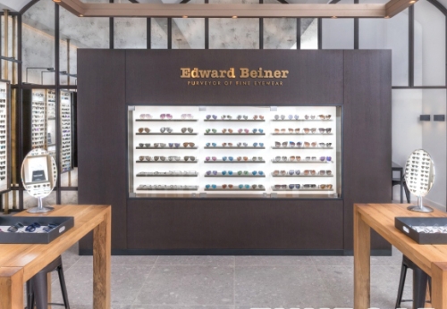 Wooden Glass Optical Display Showcase for New Sunglass Store