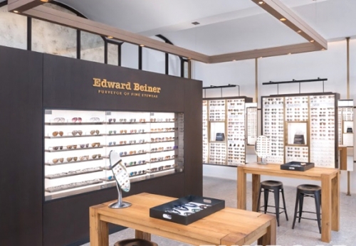 Wooden Glass Optical Display Showcase for New Sunglass Store