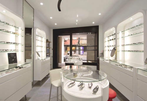 Retail Optical Ark Reveal for Sunglasses Store Interior Design