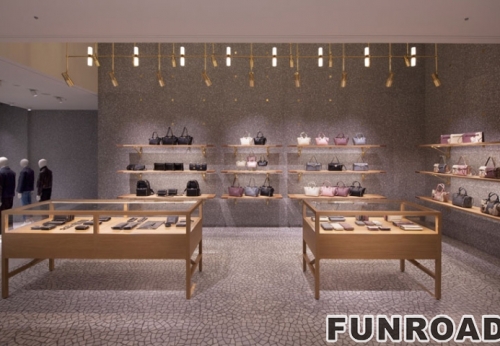 Retail Shoes & Handbag Display Showcase for Shopping Mall Design
