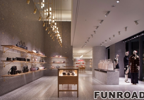 Retail Shoes & Handbag Display Showcase for Shopping Mall Design