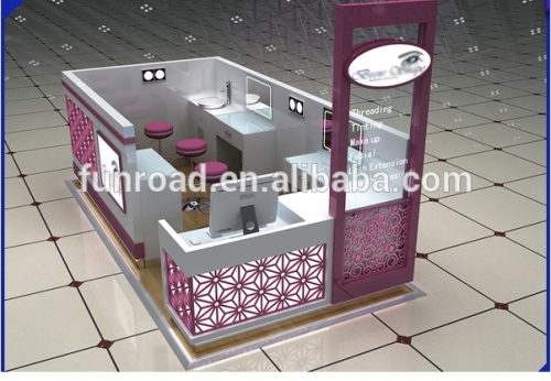 New Design 3D Shopping Mall Cosmetic Kiosk