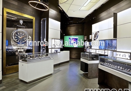 watch shop interior fitting watch counter design