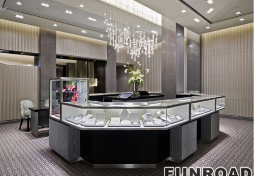 Factory Customized Jewelry Shop Display Showcase