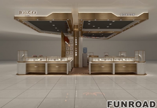 High-end Jewelry Display Showcase for Shopping Mall Furniture