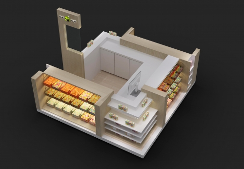 2018 mini candy kiosk for shopping mall