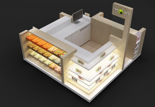 2018 mini candy kiosk for shopping mall