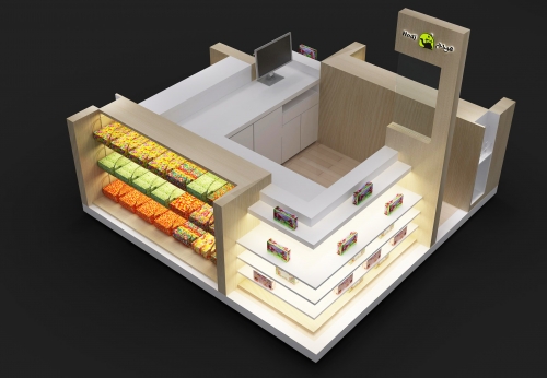 Wood candy kiosk usd for mall