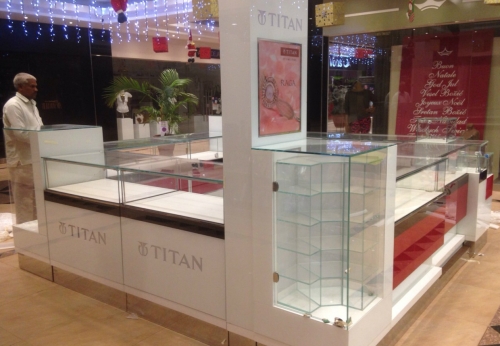 High Quality Watch Display Kiosk for Shopping Mall Decoration