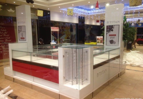 High Quality Watch Display Kiosk for Shopping Mall Decoration