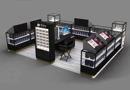 Retail Cosmetic Kiosk Counter for Beauty Shop Design