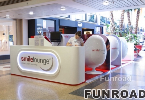Wood Paint Baking Veneer Teeth Whitening Shopping Mall Kiosk