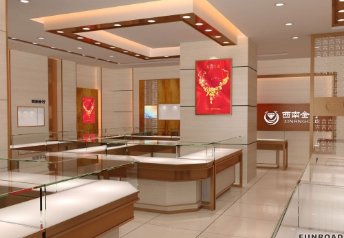 Luxury Wooden Display Showcase for Brand Store Furniture