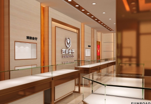 Luxury Wooden Display Showcase for jewelry shop