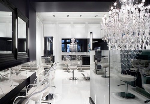 High-end Salon Display Cabinet for Makeup Store Interior Design