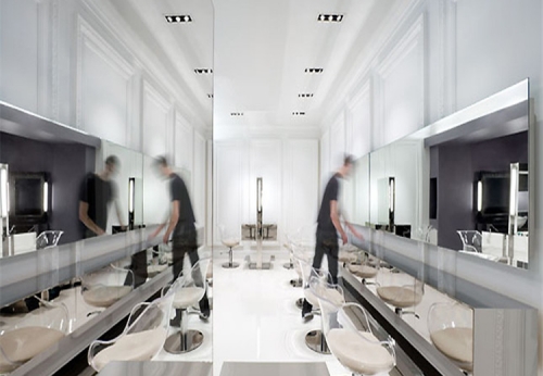 High-end Salon Display Cabinet for Makeup Store Interior Design