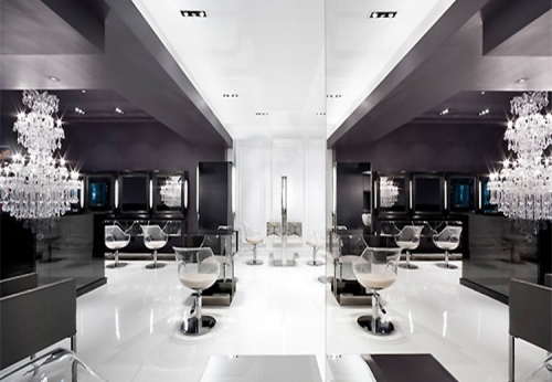 High-end Salon Display Cabinet for Makeup Store Interior Design