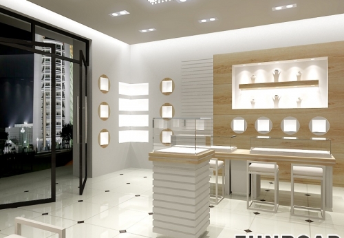 ​Latest Design Jewelry Display Cabinet for Retail Store