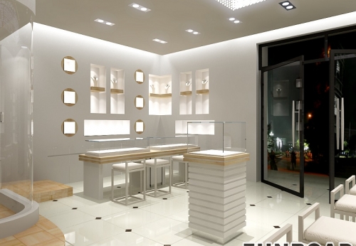 ​Latest Design Jewelry Display Cabinet for Retail Store