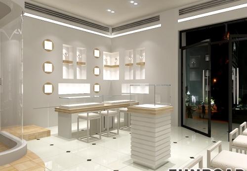 ​Latest Design Jewelry Display Cabinet for Retail Store