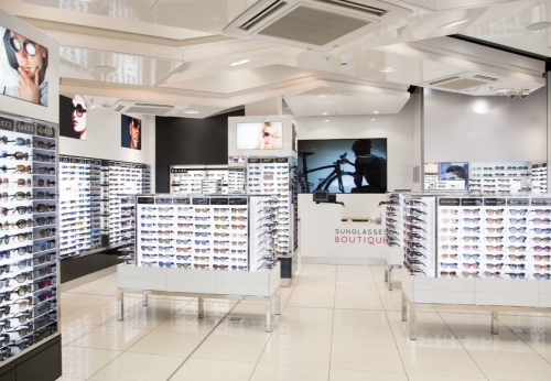 Factory Custom Sunglasses Display Cabint for Optical Store Design