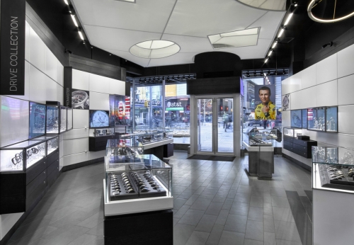 High end retail store watch display counter for shop interior design