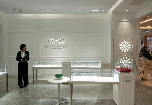 Custom Jewelry Store Showcase Glass Display Furniture