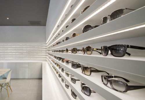 Optical Ark Showcase for Retail Eyewear Shop Interior Design