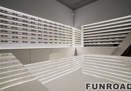 Optical Ark Showcase for Retail Eyewear Shop Interior Design
