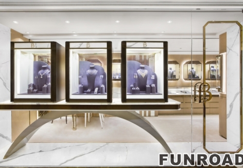 High-end Jewelry Showcase for Brand Store Design