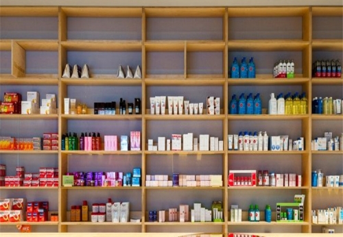 Wooden Pharmacy Display Showcase for Drug Store Furniture