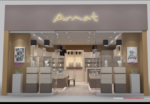 Modern Design for Jewelry Store Display Showcase 